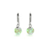 Guava | .925 Sterling Silver | Firefly Glass Huggie Earrings